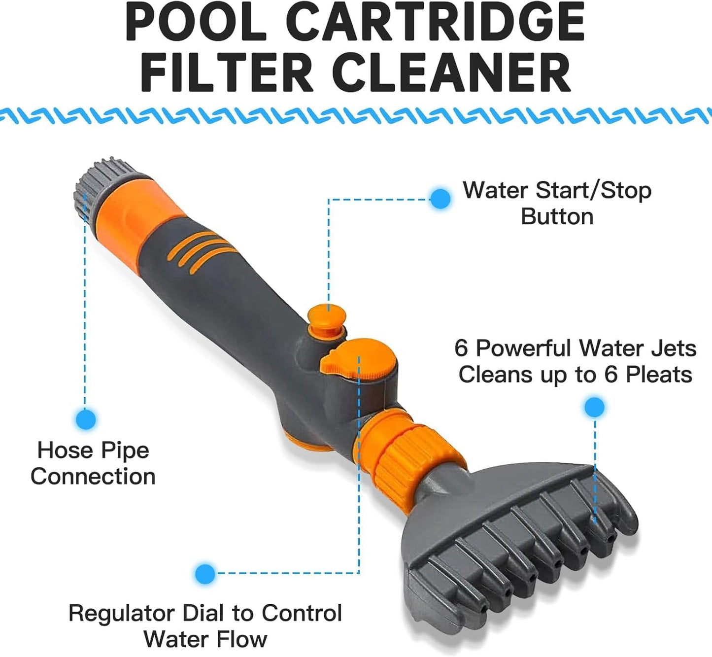 🔥Last Day Promotion 60% OFF-Premium Pool Filter Cartridge Cleaner