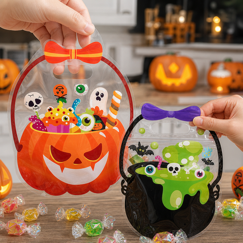 🎃Hot Sale 49% OFF👻Halloween Clear Candy Treat Bag