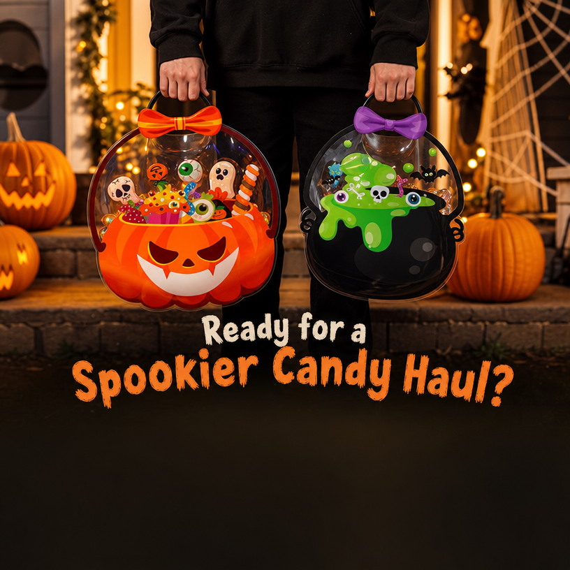 🎃Hot Sale 49% OFF👻Halloween Clear Candy Treat Bag