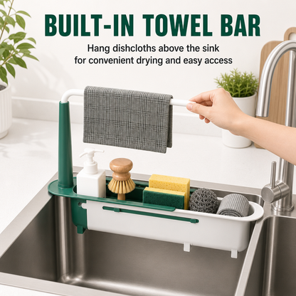 🔥Limited time 50% OFF-Telescopic Sink Storage Rack✨