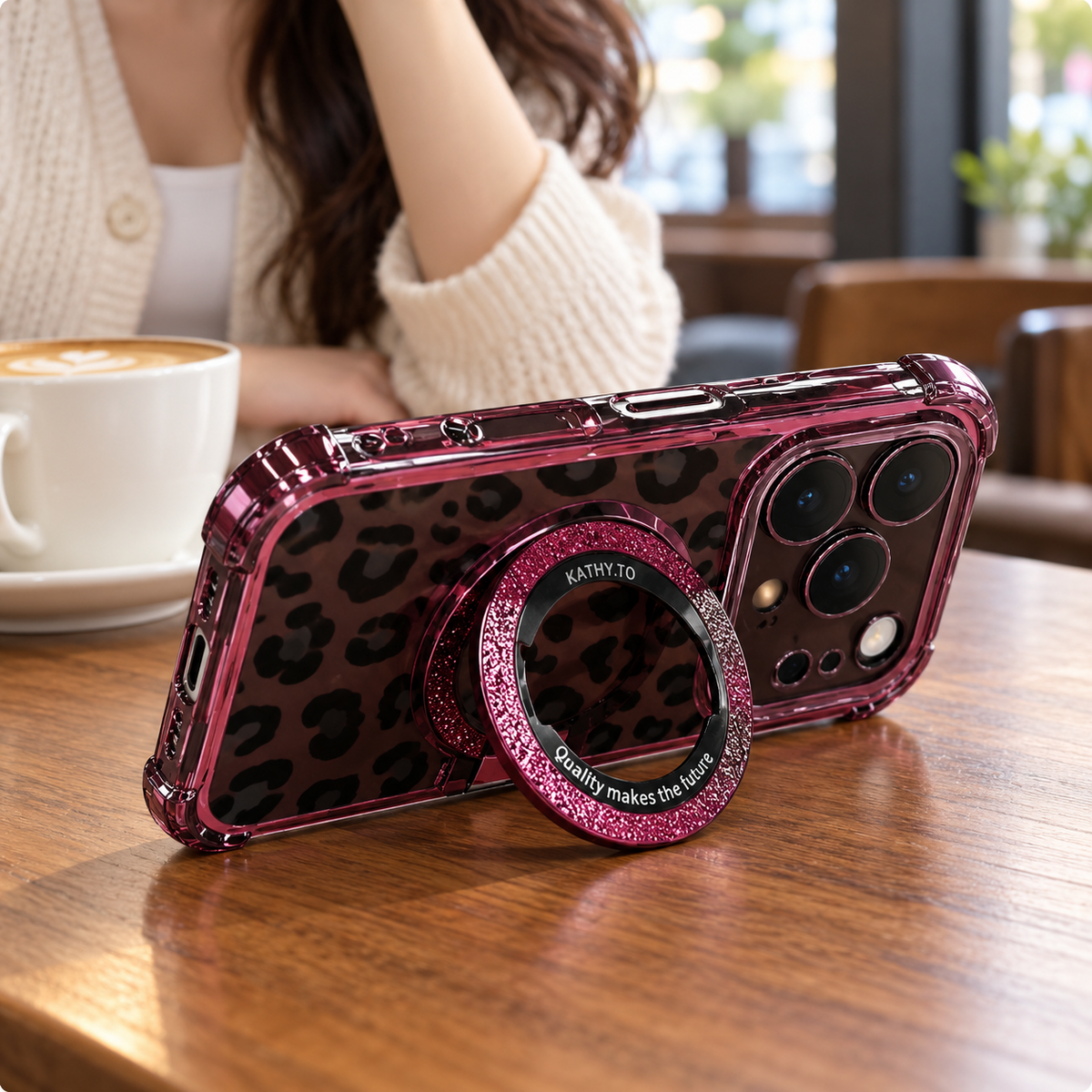 🔥Hot Sale 50% OFF🔥-Sexy Leopard Print Transparent Soft Silicone Shockproof Case for iPhone