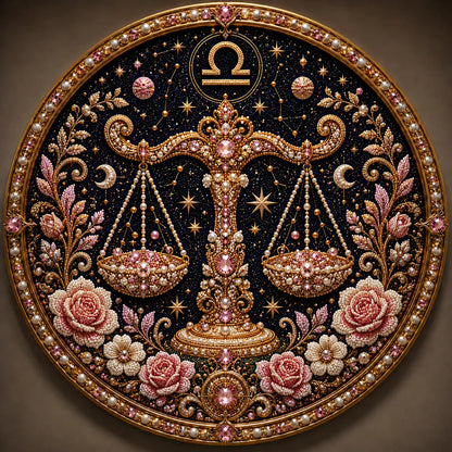 49% OFF – ✨ Premium 3D Pearl 12 Zodiac Signs Art Kit | Luxury Flocked Canvas with Scratch-Resistant Non-Fading Pearl Beads DIY Handmade Astrology Decor ♈🌙💎