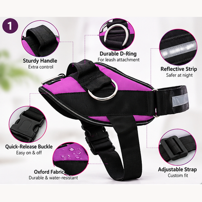 🐕 Limited time 50% off – Essential no-pull dog harness