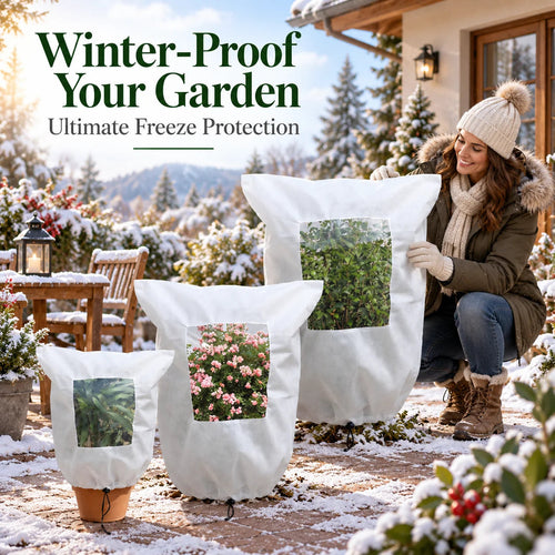 Plant Frost Cover Nonwoven Reusable Warm Shrubs Blanket - Product image 1