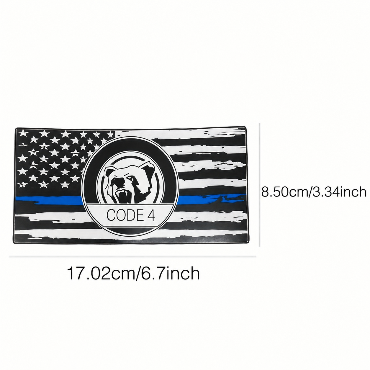 🔥Hot Sale🔥Thin Blue Line Code 4 Sticker - Show Police Support!