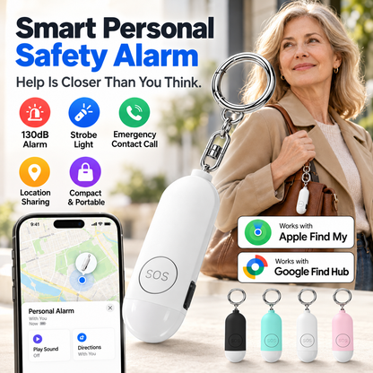 🚨Smart Personal Safety Alarm with Emergency Call & Location Sharing