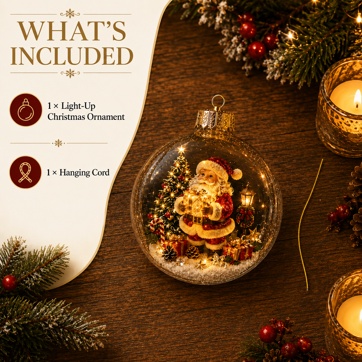 🔥Limited time 50% OFF -✨🎄 Glowing Christmas Story Ornament – Light-Up Mini Holiday Scene(📦Buy 3 Free Shipping)