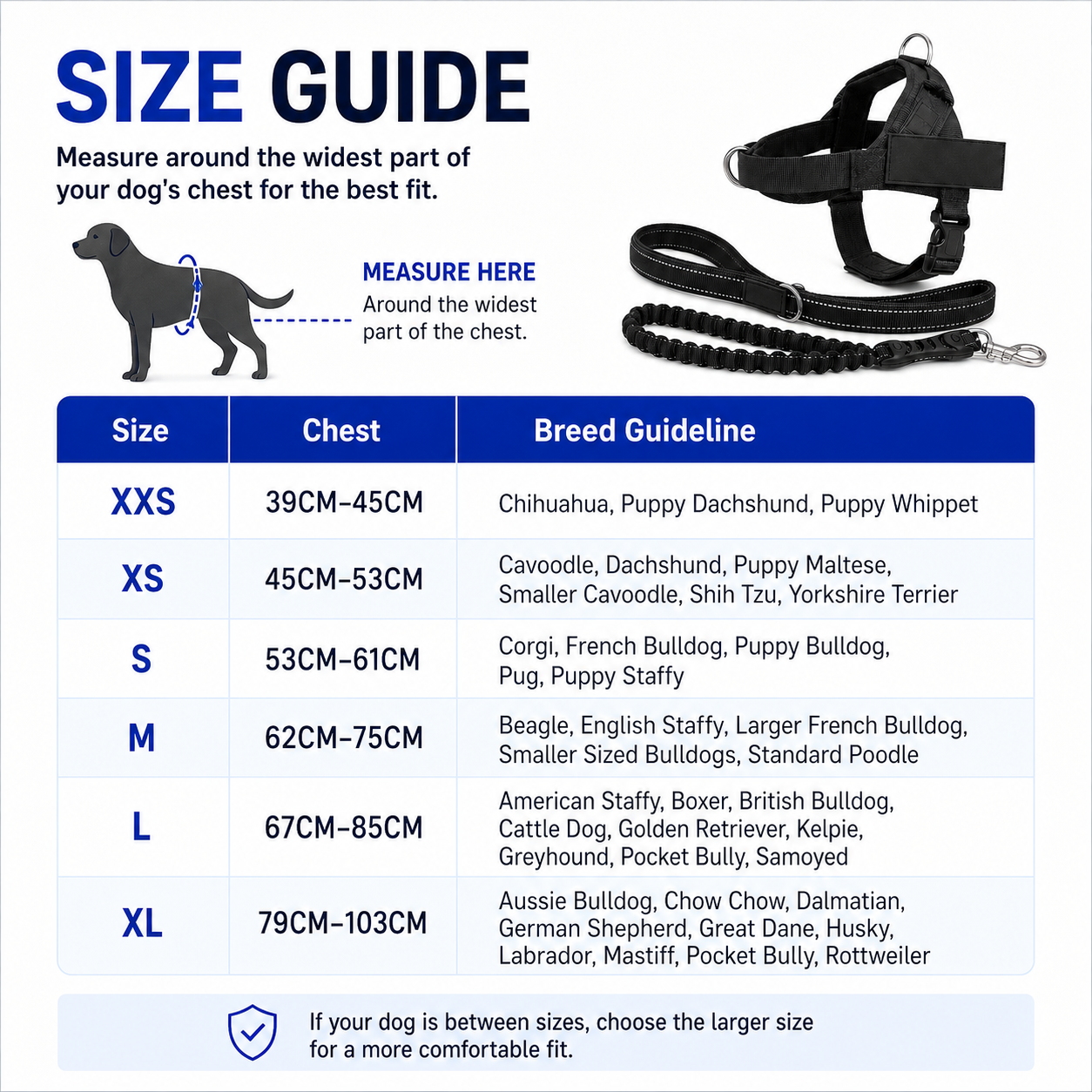 No-Pull Dog Harness & Leash Set – Breathable Adjustable Harness with 120 cm Leash