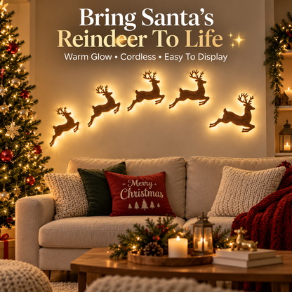 🔥Christmas Sale 49% OFF🎄Glowing Reindeer Wall Decor