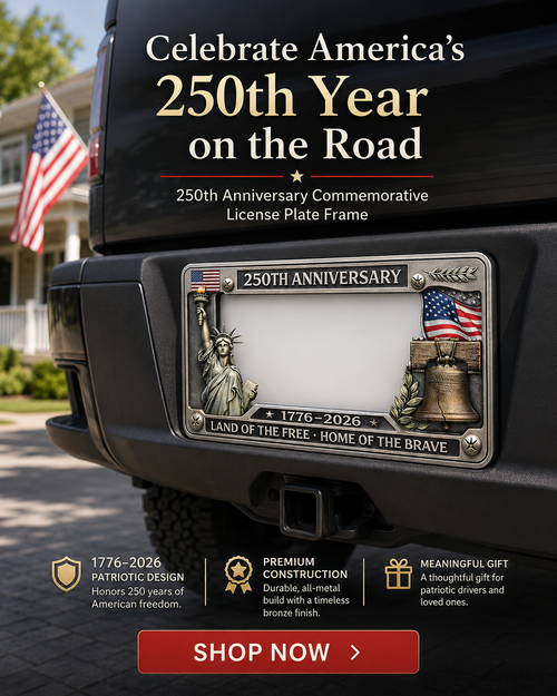 🔥”The Fourth of July“🔥49% OFF🦅250th Anniversary License Plate Frame