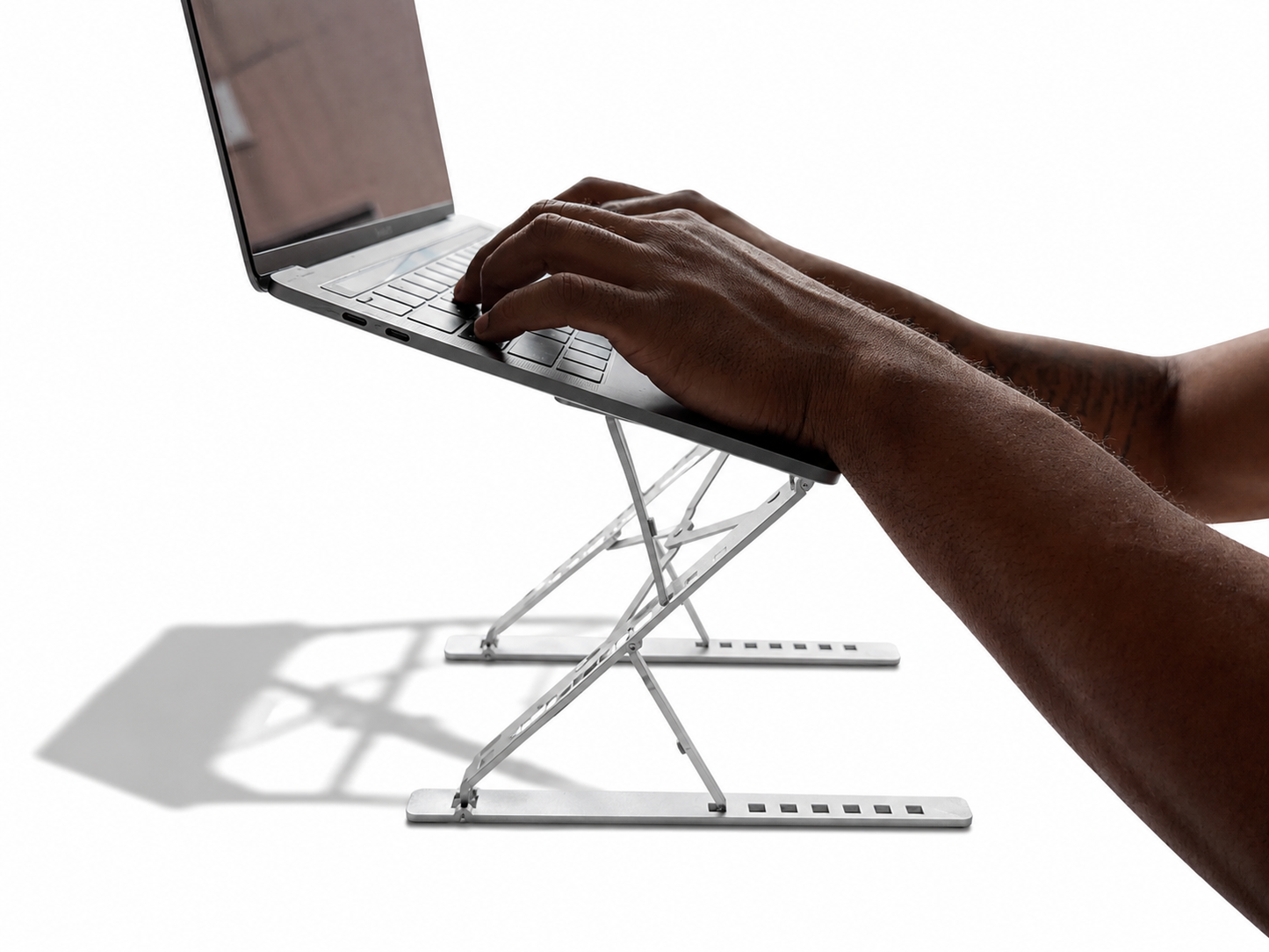 🔥LAST DAY 51% OFF🎁Uspoplar Portable Adjustable Aluminum Laptop Stand | Foldable Ergonomic Riser