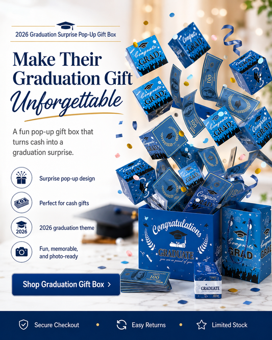 🎁2026 Graduation Surprise Pop-Up Gift Box