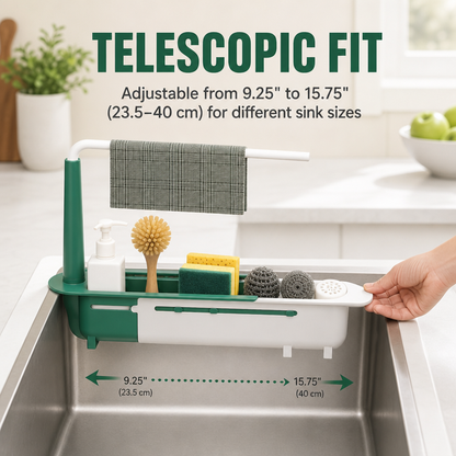 🔥Limited time 50% OFF-Telescopic Sink Storage Rack✨
