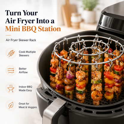 🔥Air Fryer Skewer Rack - Make fun, simple meals at home