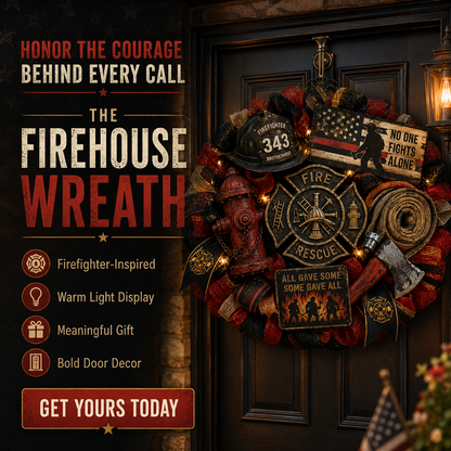 🔥Hot Sale 49% OFF🔥The FireHouse Wreath