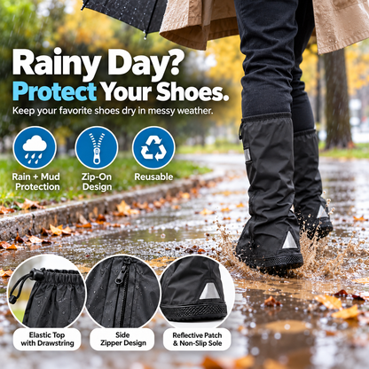 Reusable Waterproof Rain Shoe Covers