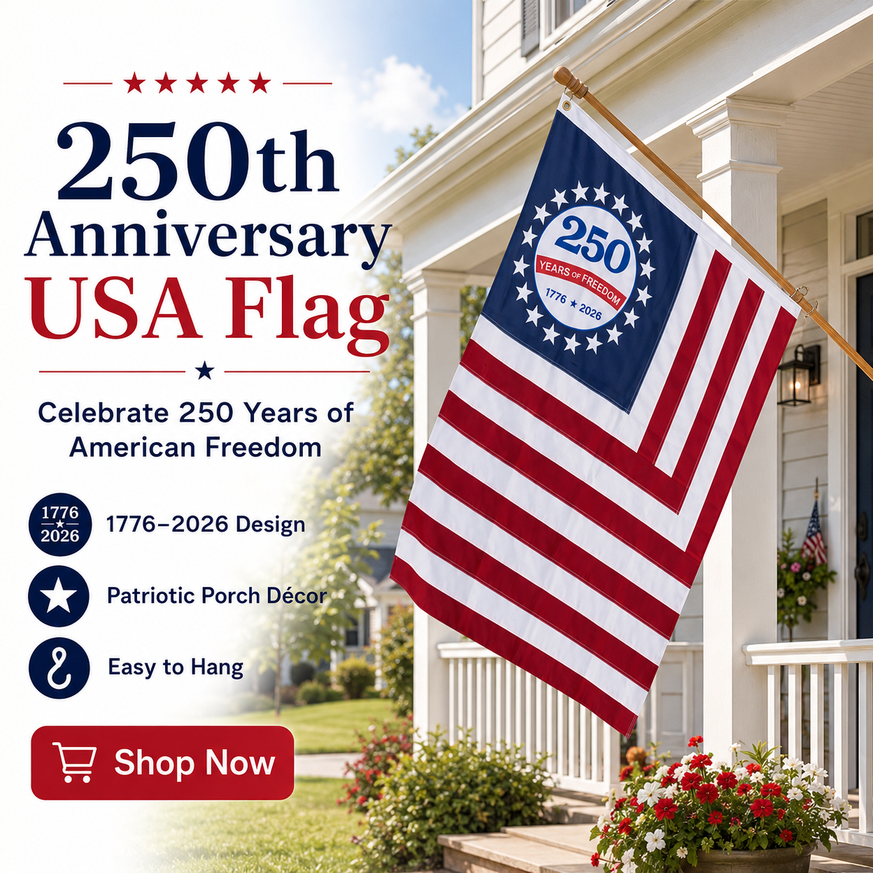 🔥Last Day 49% OFF🎁250th Anniversary USA Flag