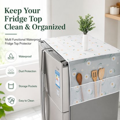 🔥Multi-Functional Waterproof Fridge Top Protector
