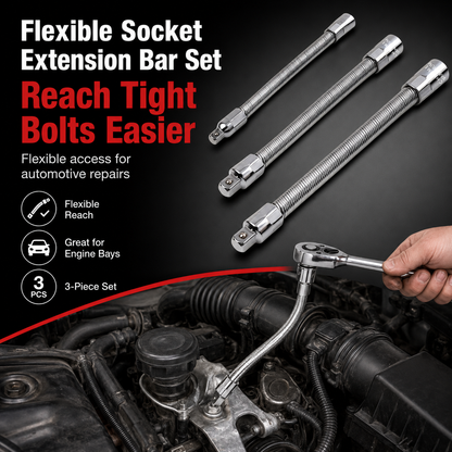 🔥Hot Sale 49% OFF🔥Flexible Socket Extension Bar Set