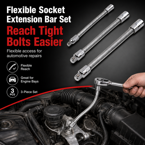 🔥Hot Sale 49% OFF🔥Flexible Socket Extension Bar Set