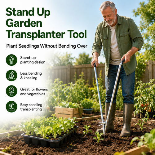 🌱Stand Up Garden Transplanter Tool