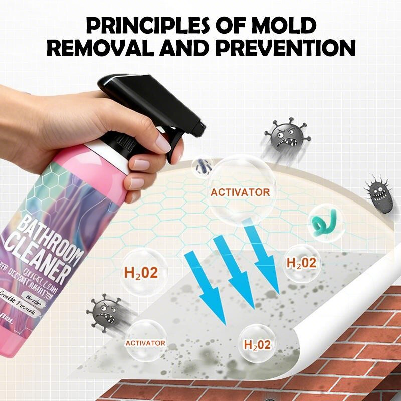✨✨ ✨Bathroom Cleaner: Sparkle in Seconds, No Harsh Fumes