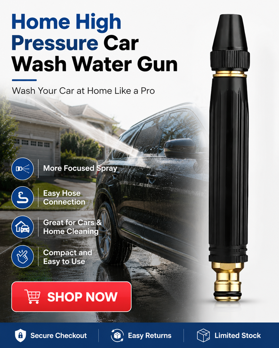🏠Home High Pressure Car Wash Water Gun