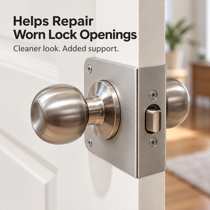 Door Lock Hole Repair &amp; Reinforcement Plate