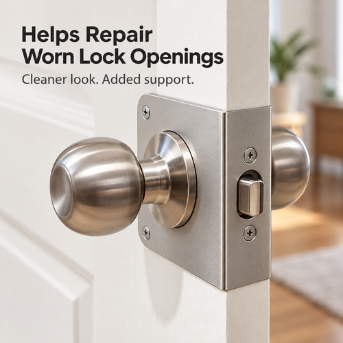 Door Lock Hole Repair &amp; Reinforcement Plate
