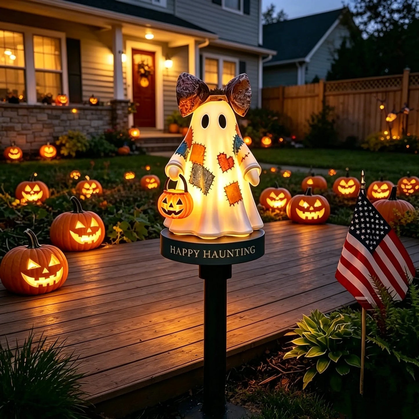 TODAY ONLY: 60% OFF 🔥 Solar Ghost Garden Light