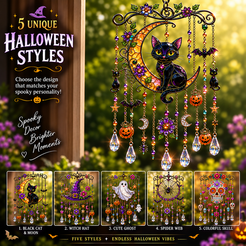 🔥Hot Sale 49% OFF🎃Halloween Suncatcher Wind Chime