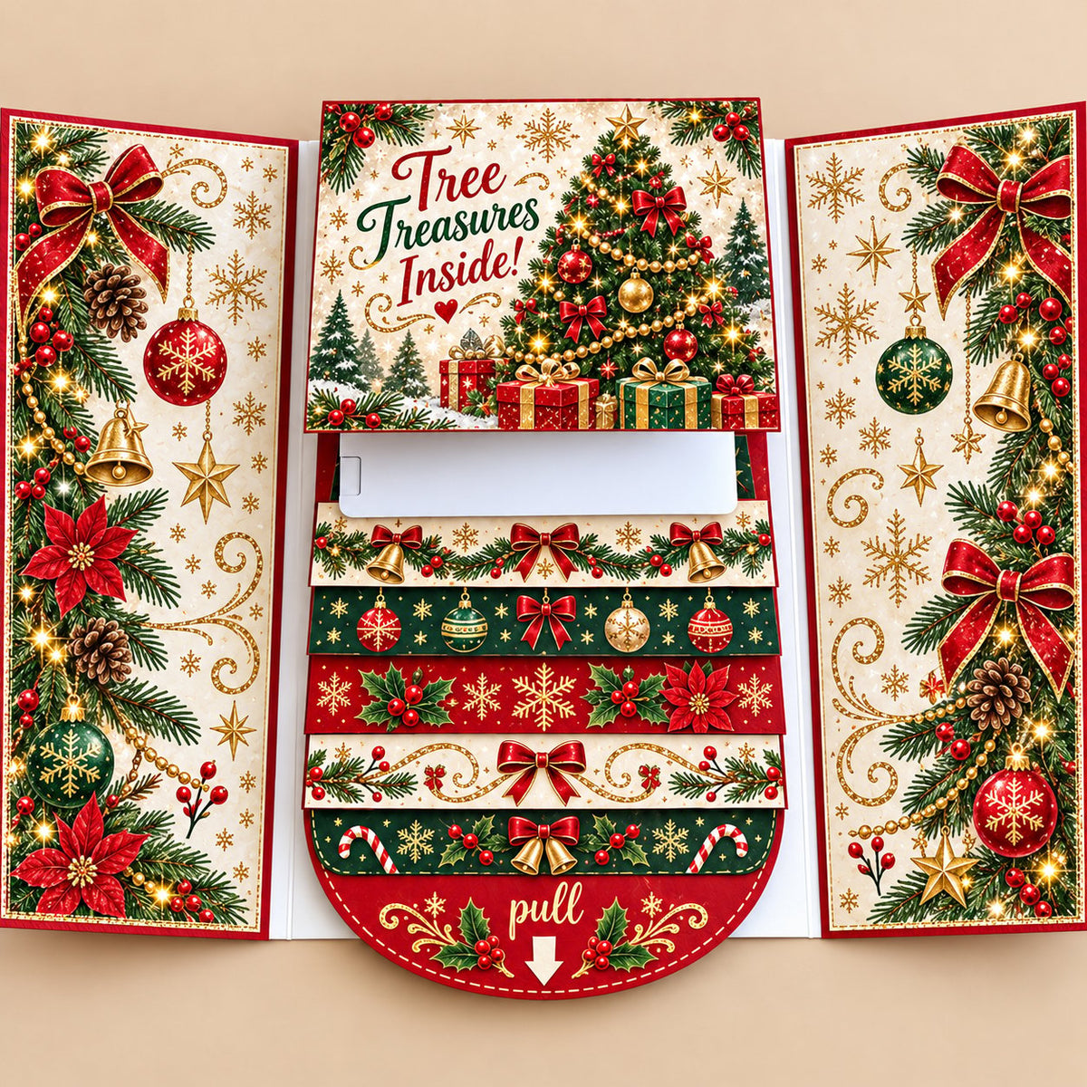 🎄Christmas Sale 49% OFF🎄Waterfall Christmas Gift Card Booklet