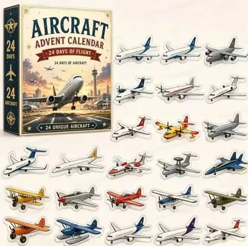 ✈️ Aircraft Advent Calendar 2026 | 24 Days of Flight with 24 Unique Miniature Airplanes, Jets & Aviation Collectibles 🎄🎁