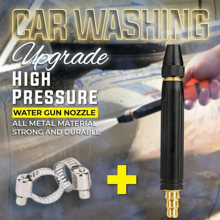 🔫Home High-pressure Car Wash Water Gun with Booster Nozzle