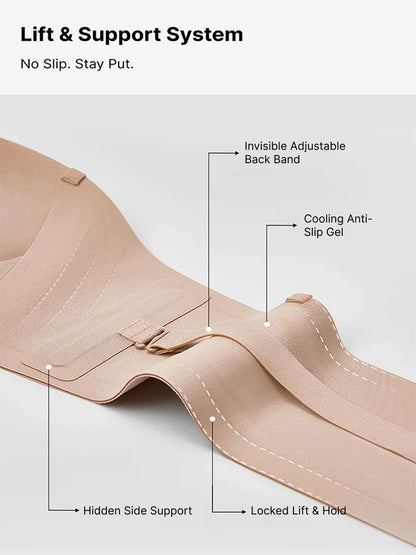 🔥Last Day Only $19.99 - Women's Strapless Front Closure Push-Up Bra