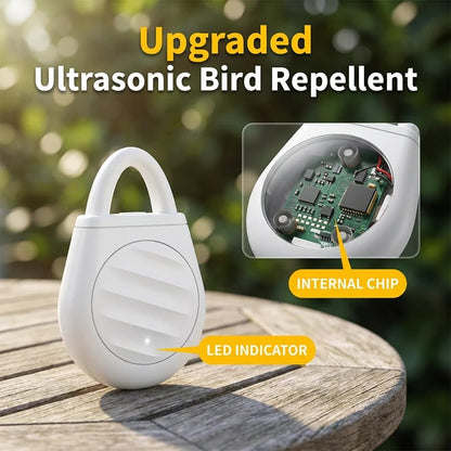 🐦No more trouble from birds, beasts and locusts！🦟Portable Ultrasonic Bird Repellent Keychain