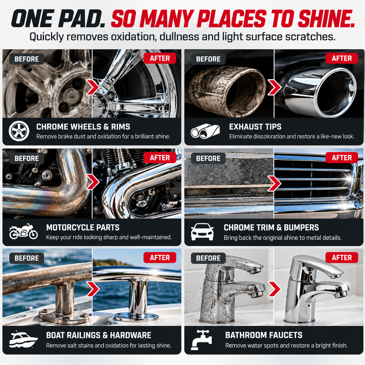 🔥LAST DAY 49% OFF-MirrorFinish Pads Remove scratches and oxidation