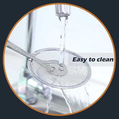 🍳 LIMITED-TIME BOGO 🍃 2-in-1 Stainless Steel Strainer Clamp — Fine Mesh Filter & Tong, Oil Drain