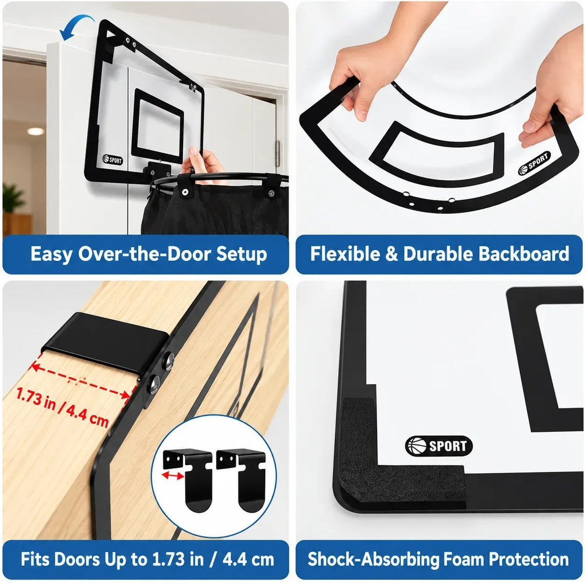 🔥Hot Sale 50% OFF-Christmas Over-the-Door Basketball Hoop Laundry Hamper