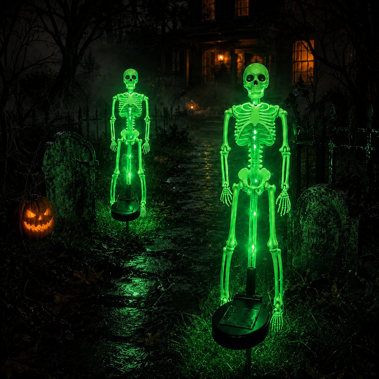 🔥 50% OFF TODAY💀 Solar Skeleton Yard Stake
