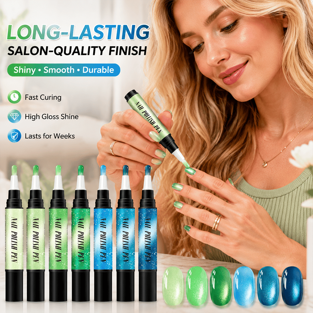 Long-lasting glossy nail polish pen manicure