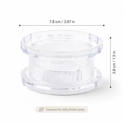 🔥Hot Sale 50% OFF🔥2PCS Clear Manual Garlic Twister and Ginger Mincer Tool
