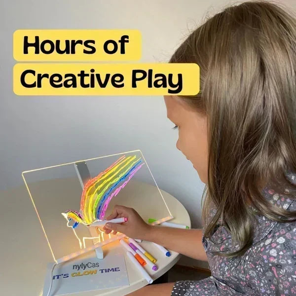 ✨LAST WEEK SPECIAL PRICE: ⏳🎨Luminous Led Drawing Board For Children