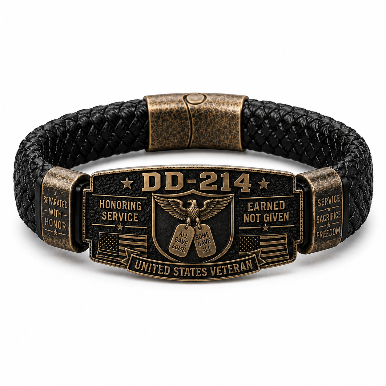 DD-214 Veteran Honor Bracelet 🎖️ Service Earned. Honor Worn.