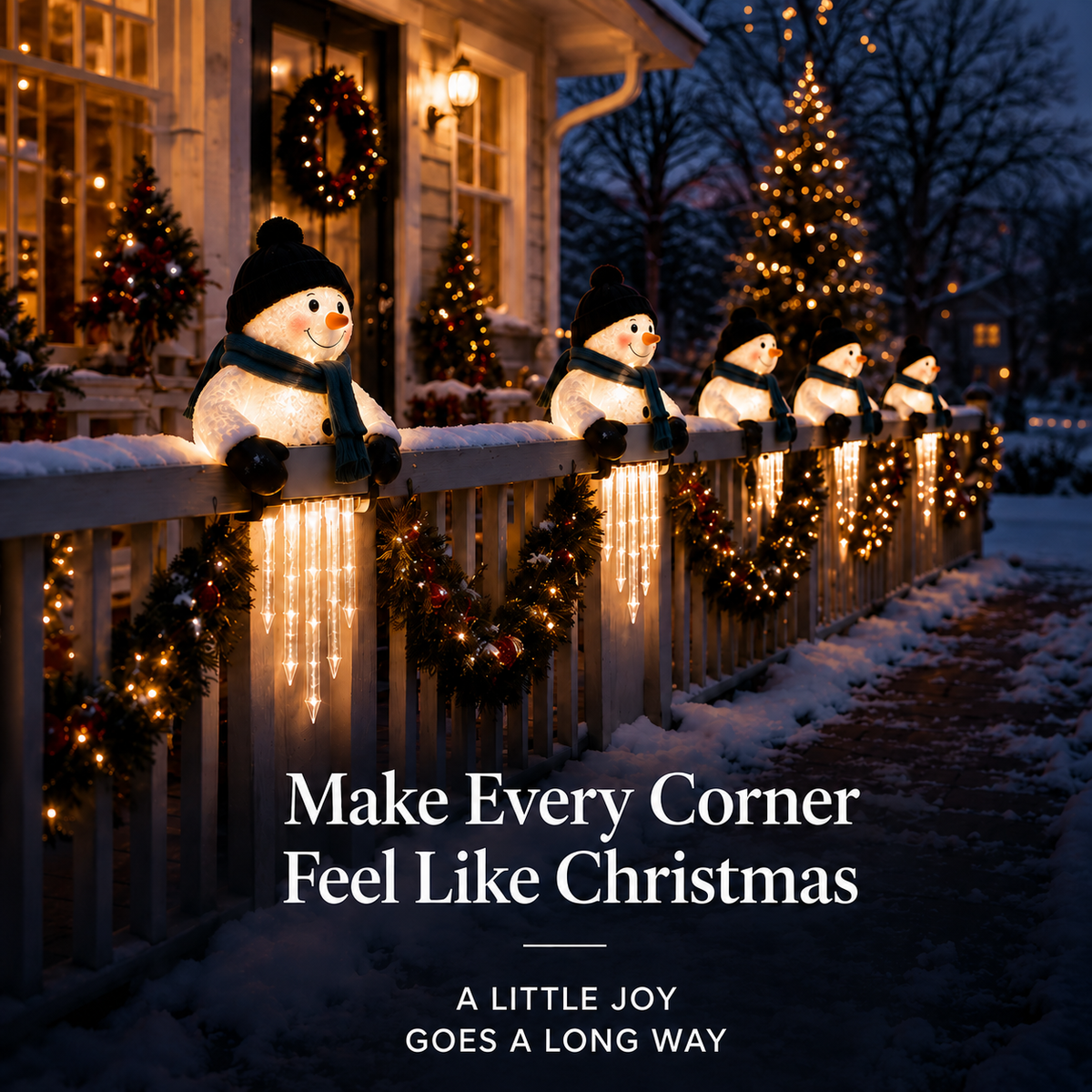🎄🎁Xmas Discount: 50% OFF - WinterGlow Icicle Light Decor ⛄