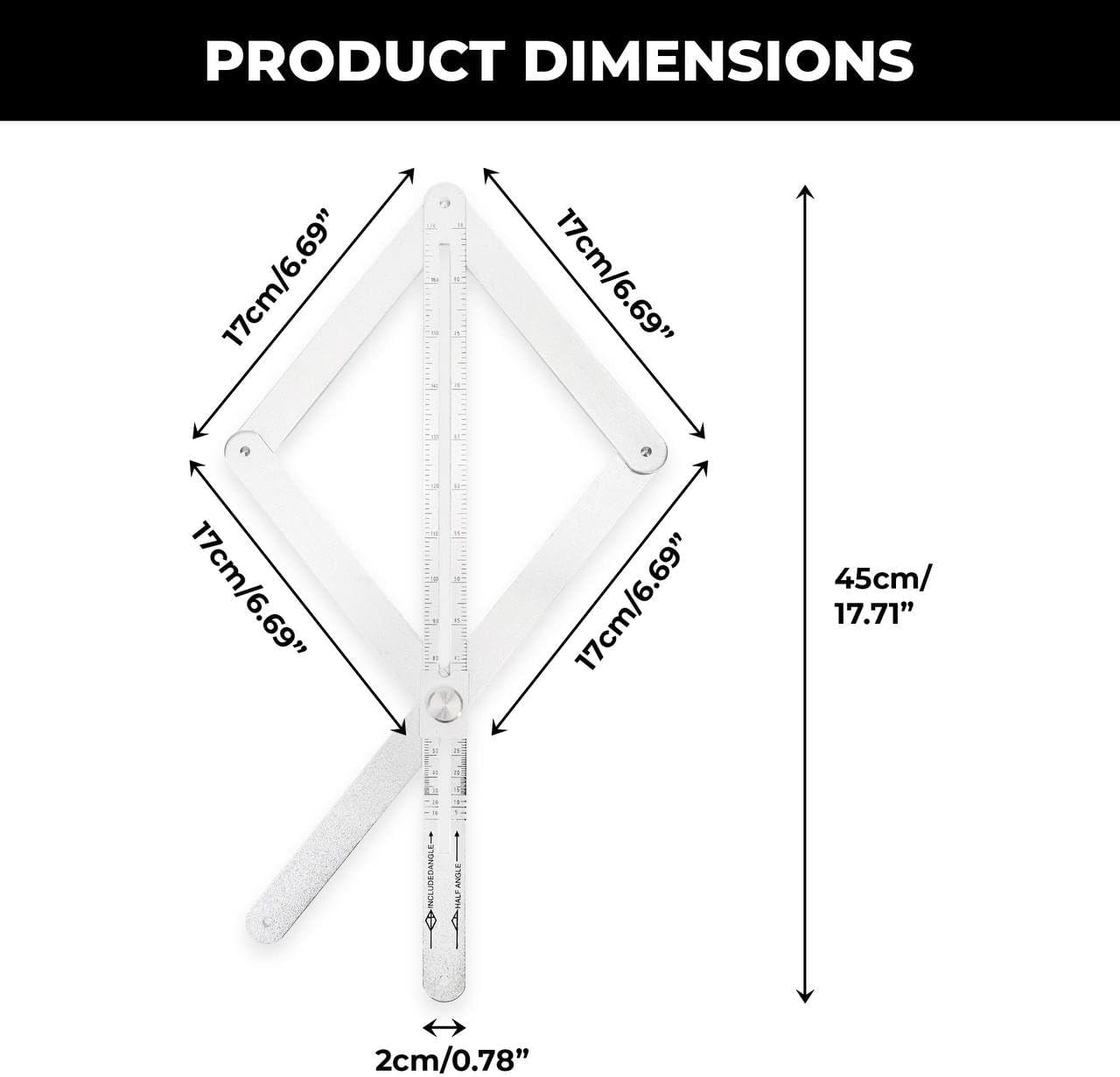 🔥Hot Sale 49% OFF🔥Stainless Steel Corner Angle Finder