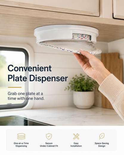 💥New Arrivals Sale 49% OFF💥Under Cabinet Paper Plate Dispenser