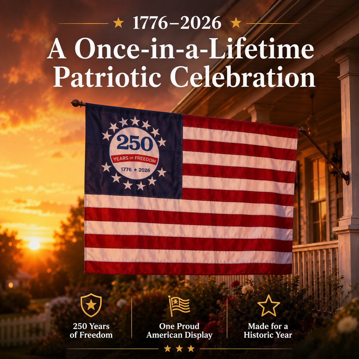 🔥Last Day 49% OFF🎁250th Anniversary USA Flag