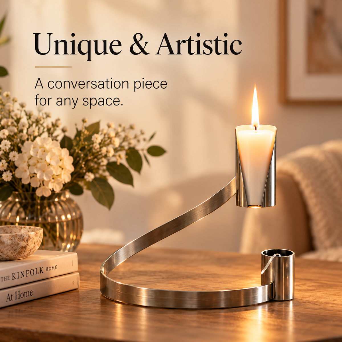 Loop Candleholder – 🔥A Flame That Comes Full Circle