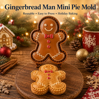 🔥🔥Only $12.99 Last Day Promotion!✨ 🎄16-Design Christmas Mini Pie Mold Collection 🥧